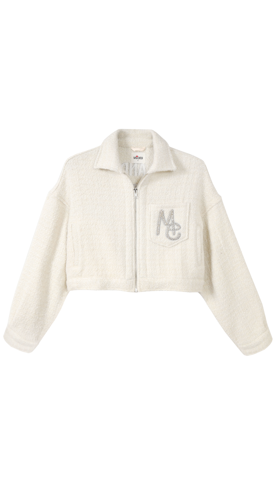 Norah White Cropped Jacket
