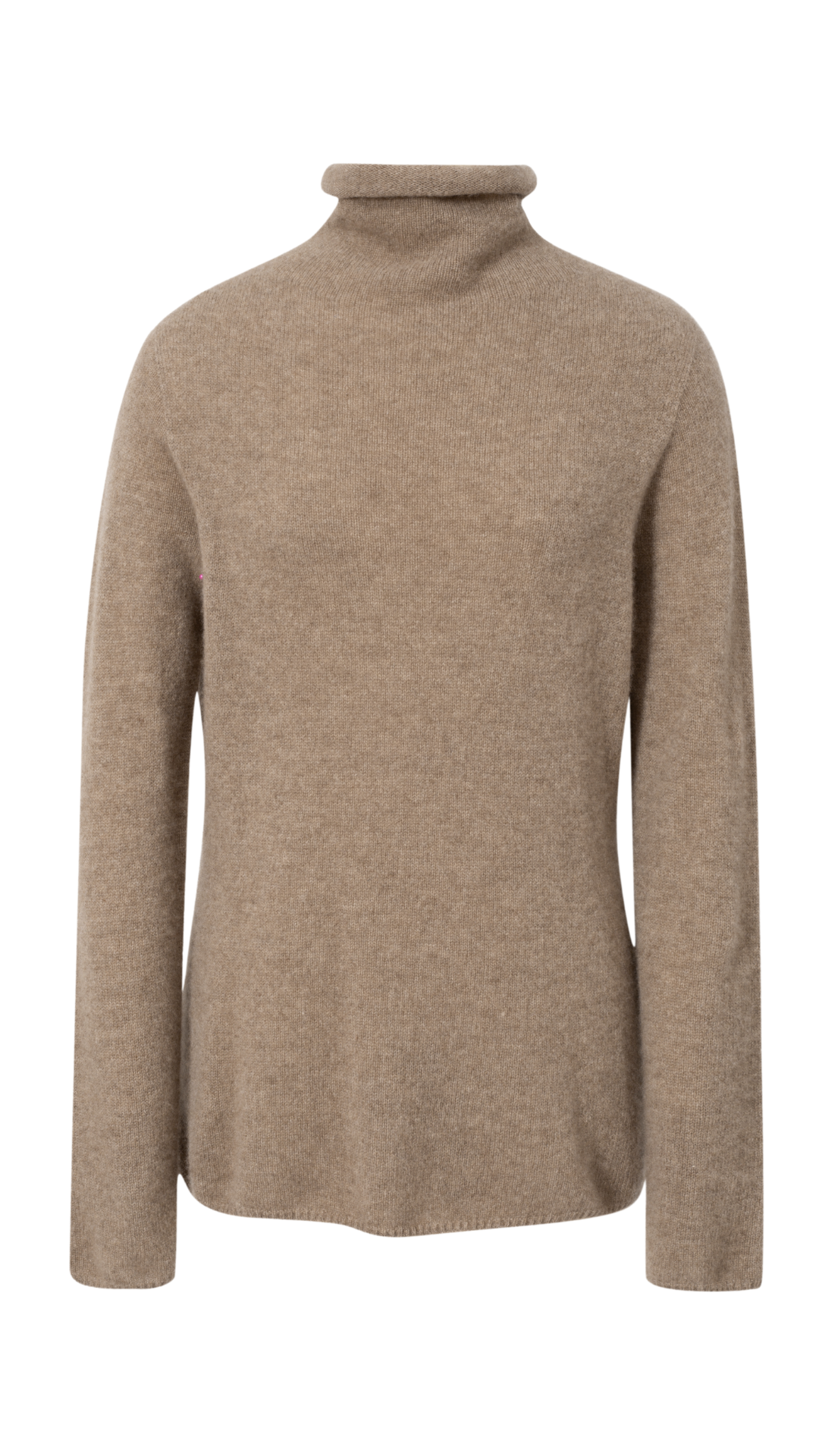Coffee Slim Fit Cashmere Sweater