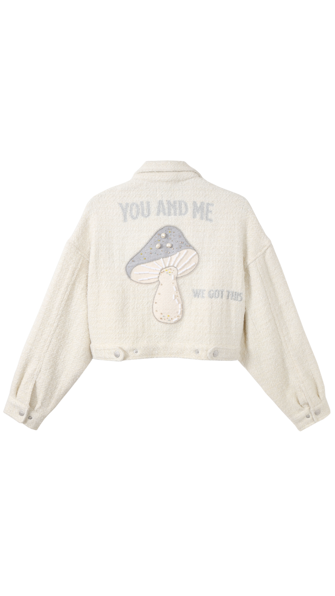 Norah White Cropped Jacket