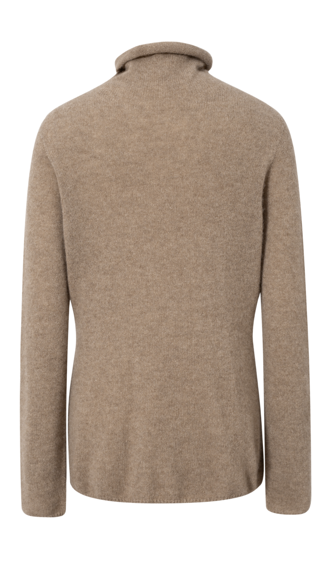 Coffee Slim Fit Cashmere Sweater