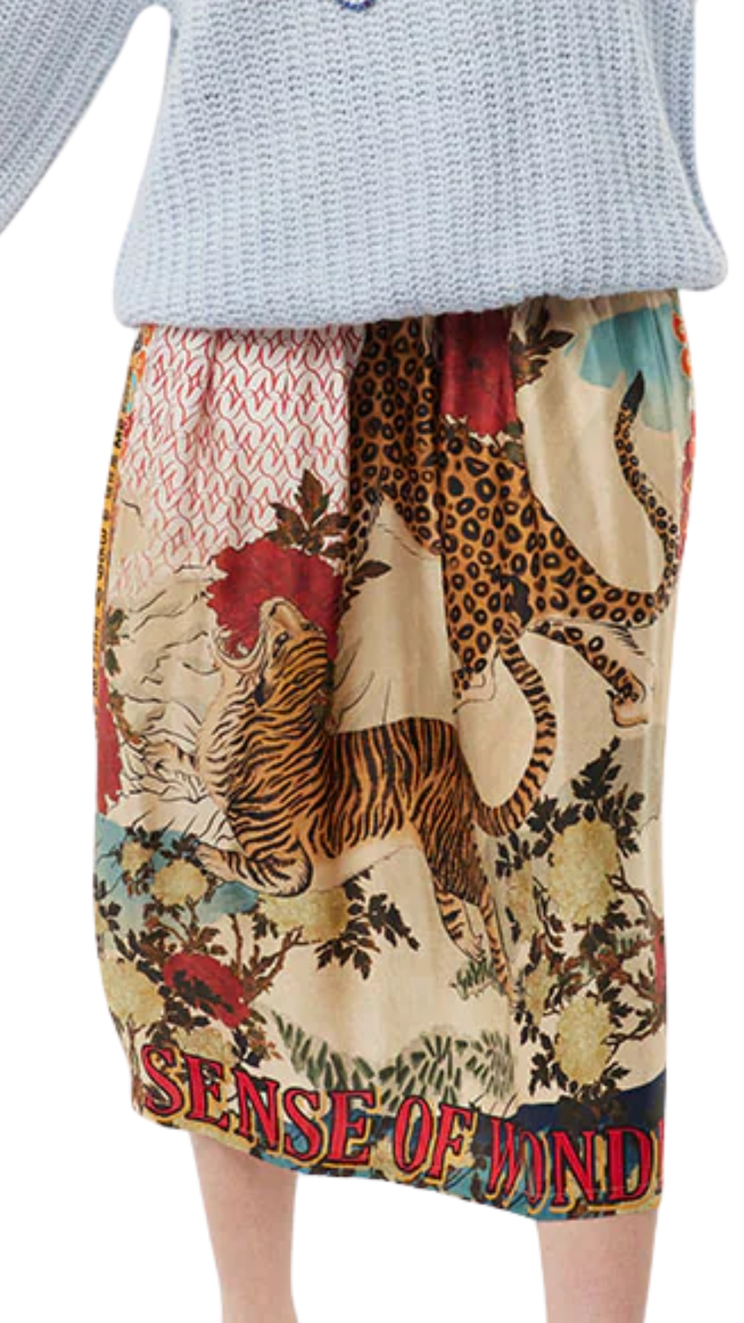 Vanessa Oriental Midi Skirt