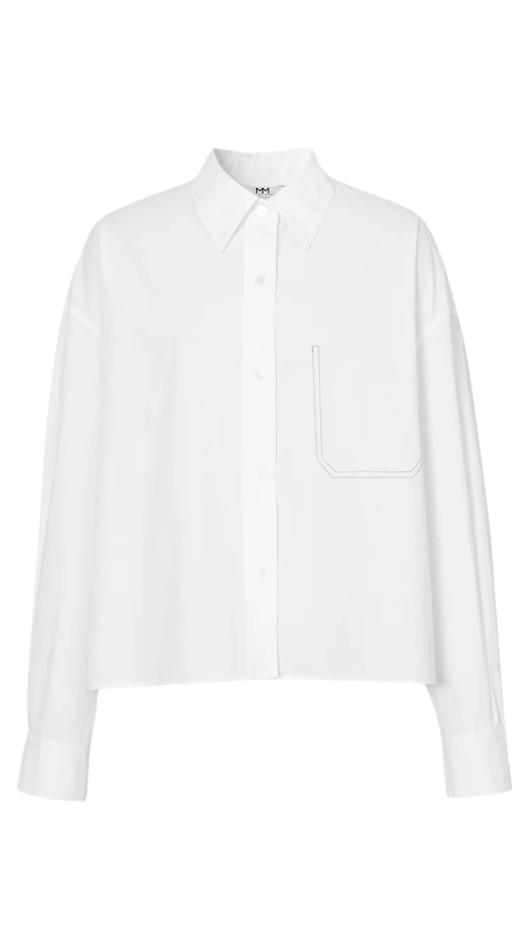 Plain White Pure Cotton Shirt
