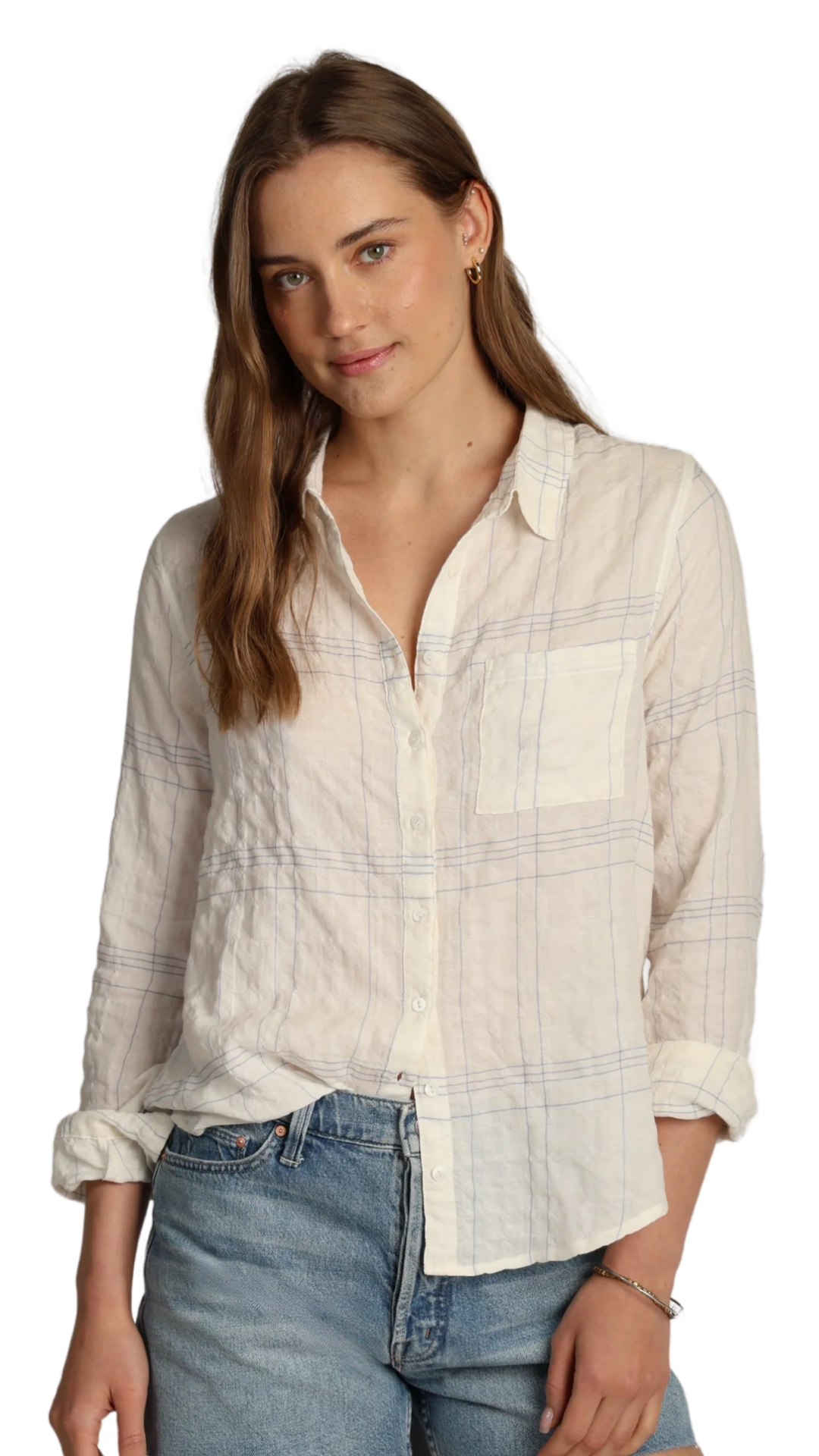 1 Pocket Plaid Shirt