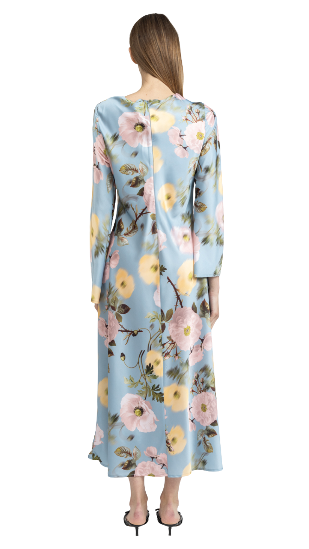 Azzurro Satin Dress