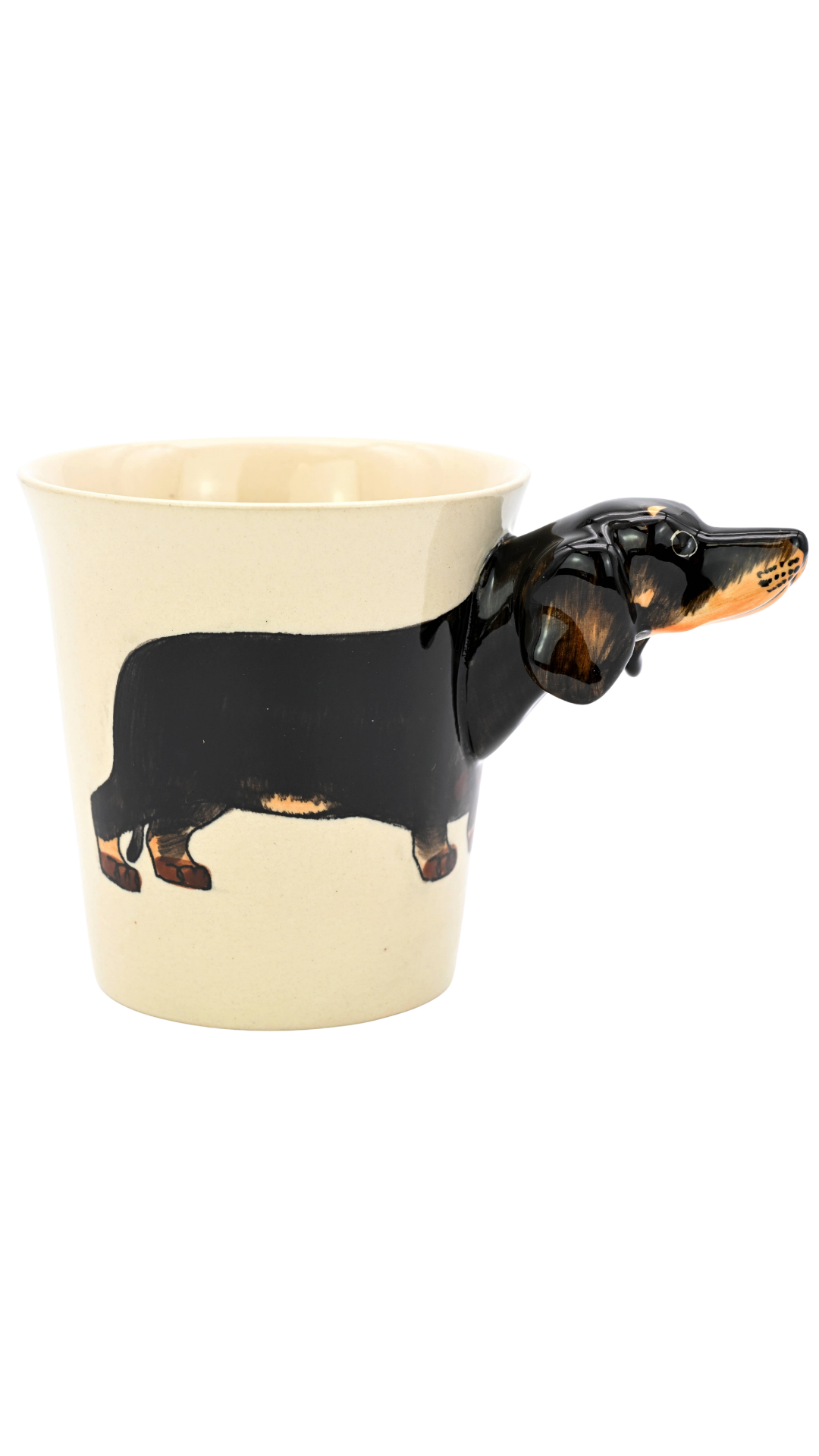 Black Dachshund Mug 10 oz
