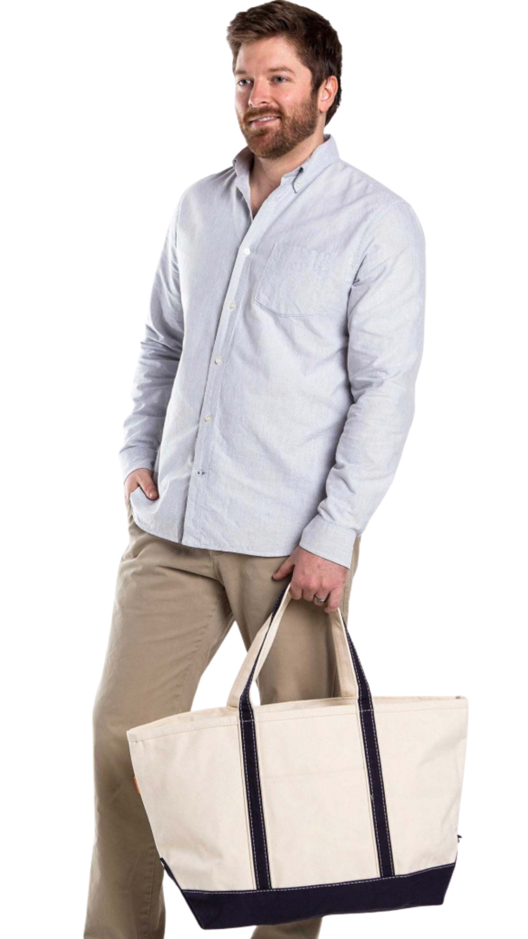 Navy Large Classic Tote