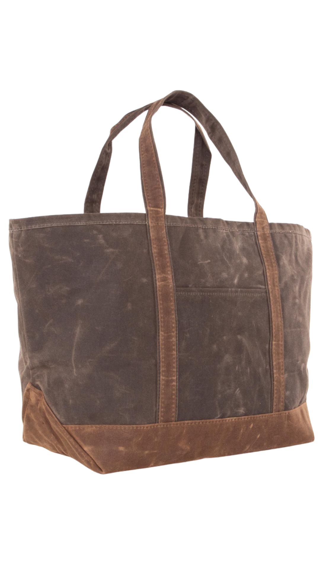 Olive Waxed Large Classic Tote