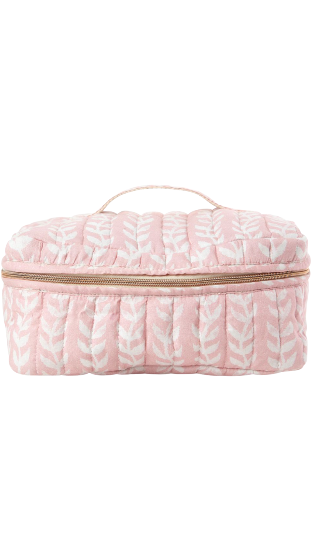 Powder Block Print Train Case