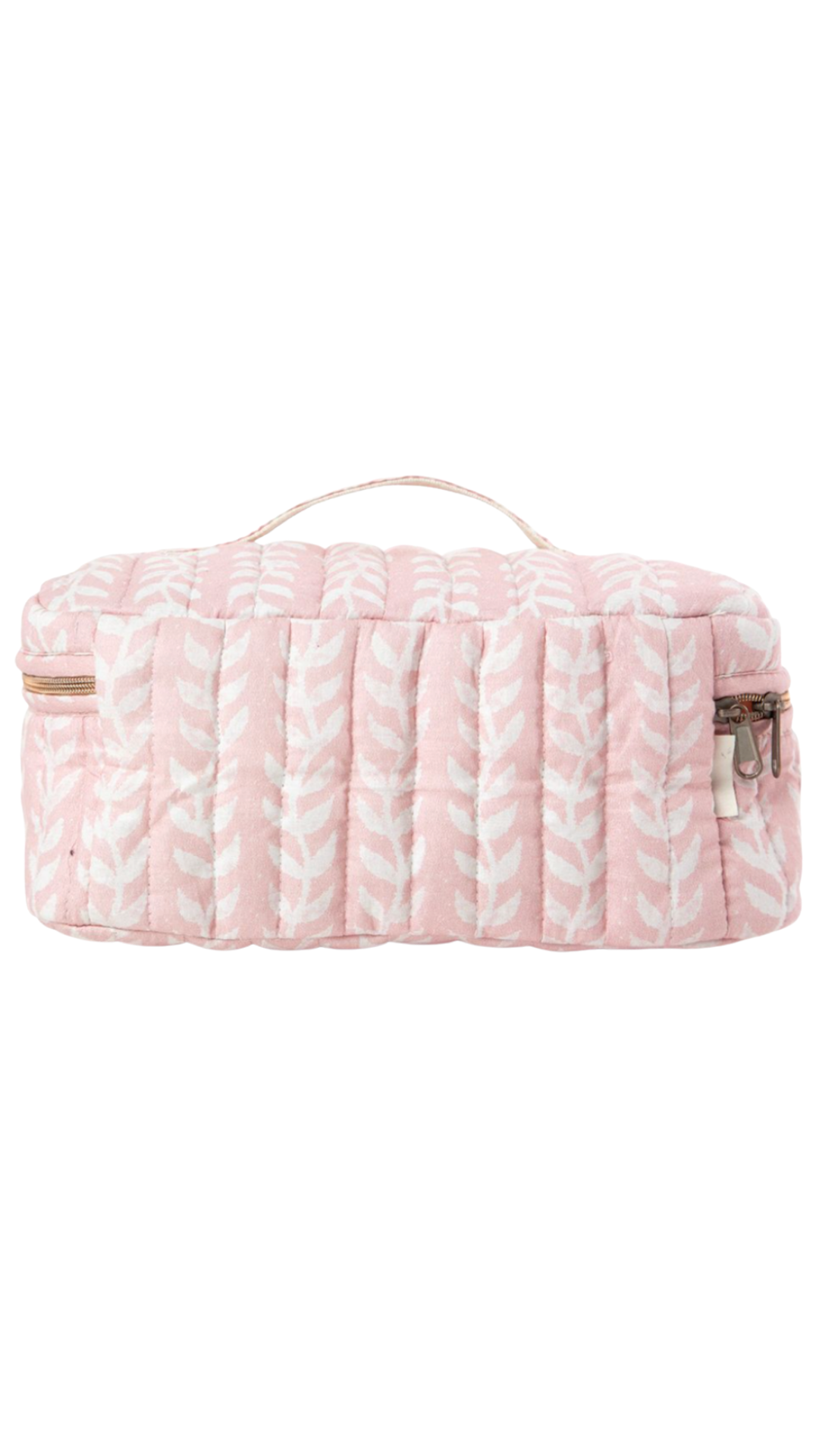 Powder Block Print Train Case