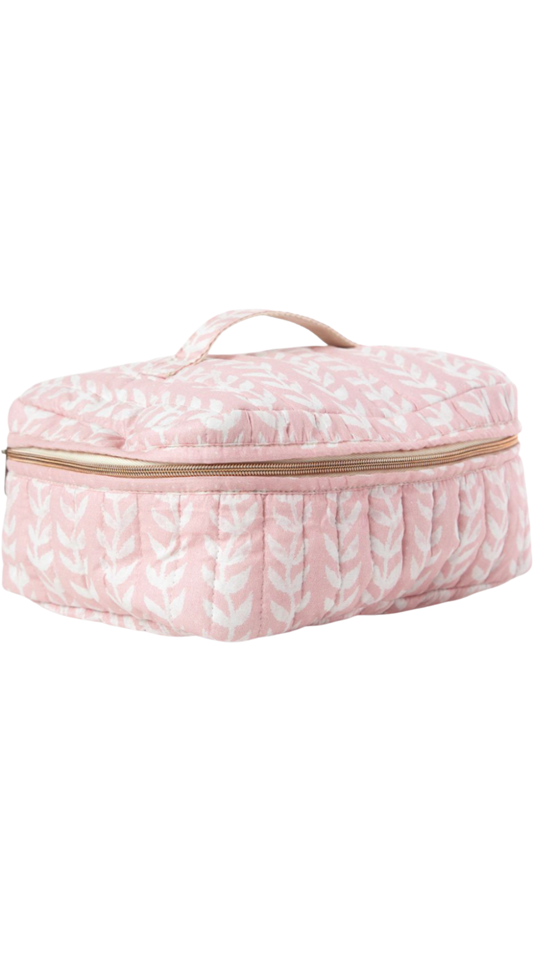 Powder Block Print Train Case