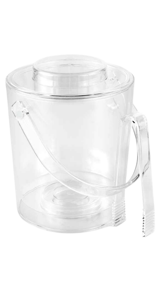 3qt Ice Bucket w/ Tongs