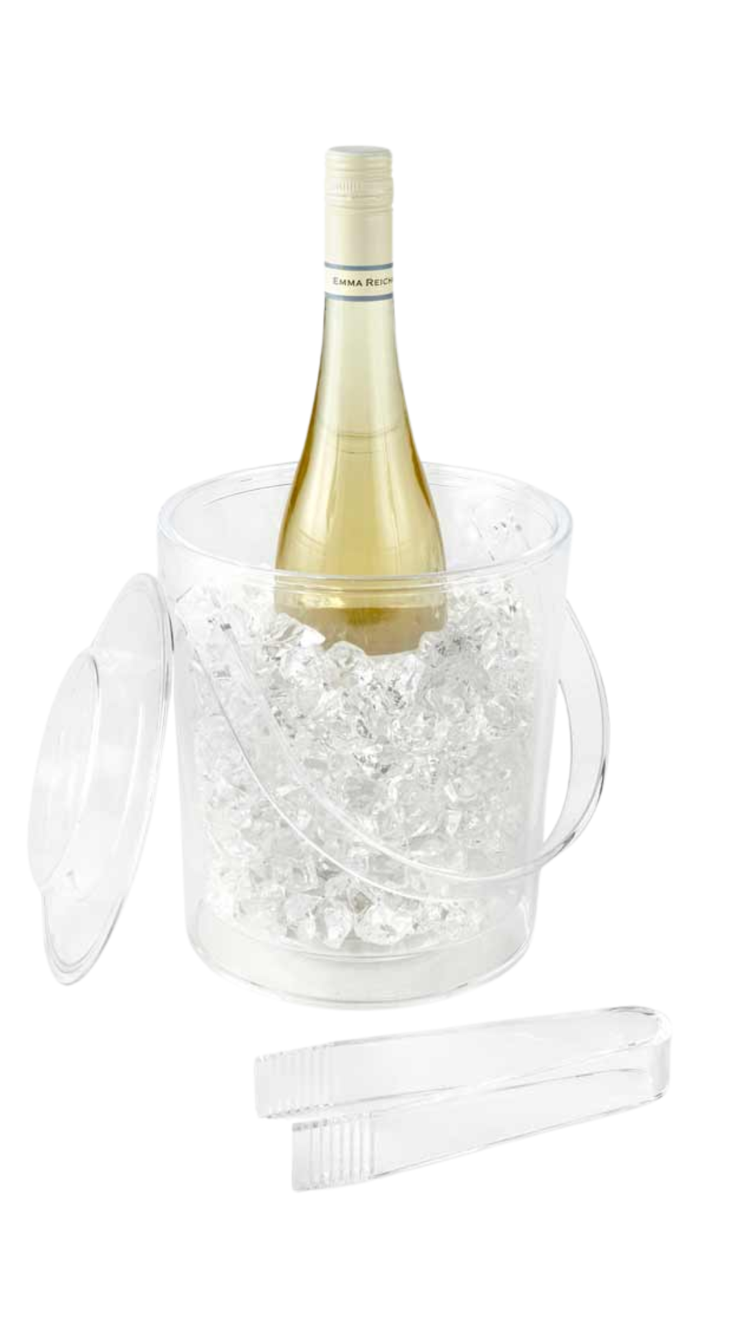 3qt Ice Bucket w/ Tongs