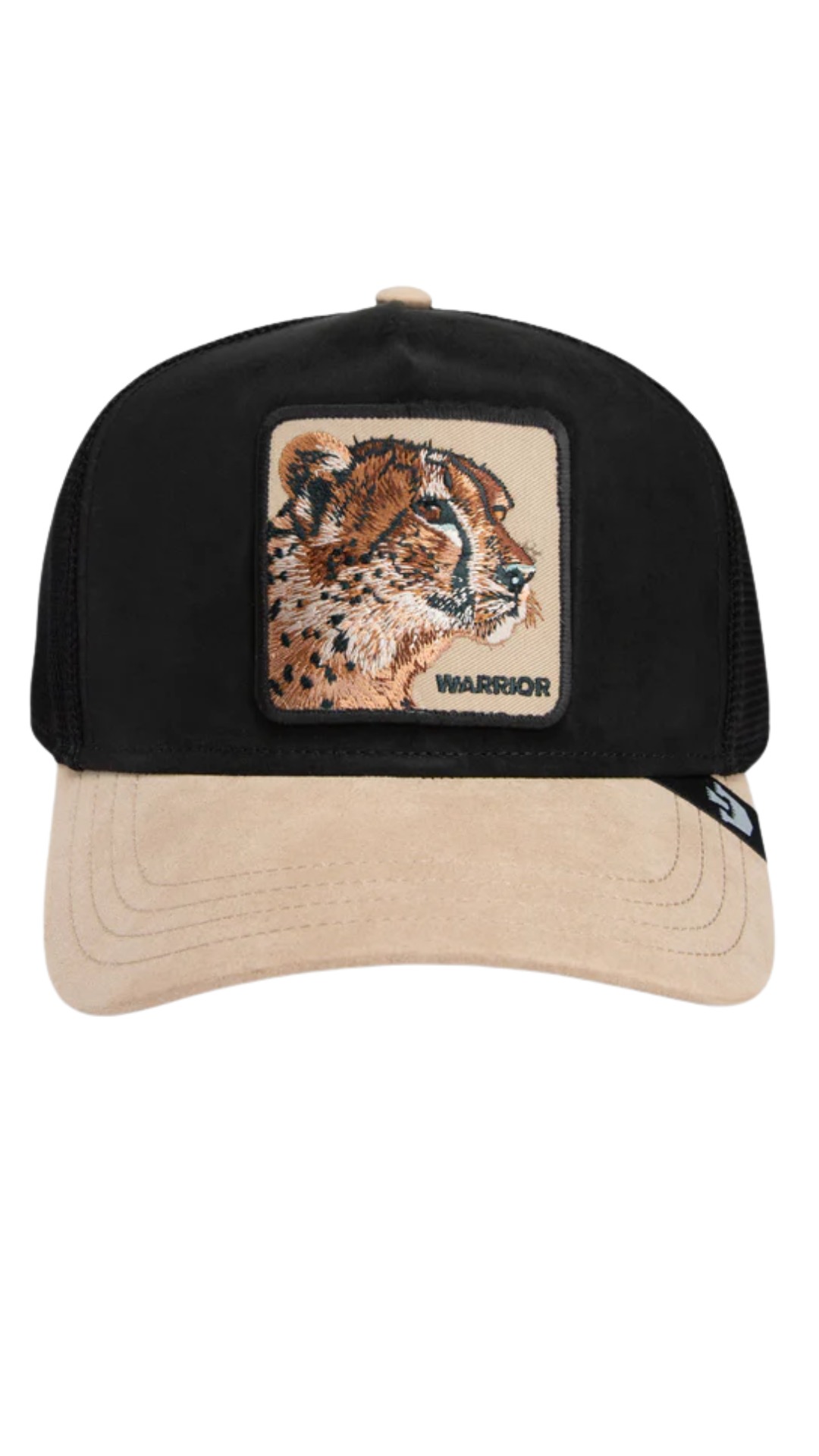 Black The Suede Cheetah Hat