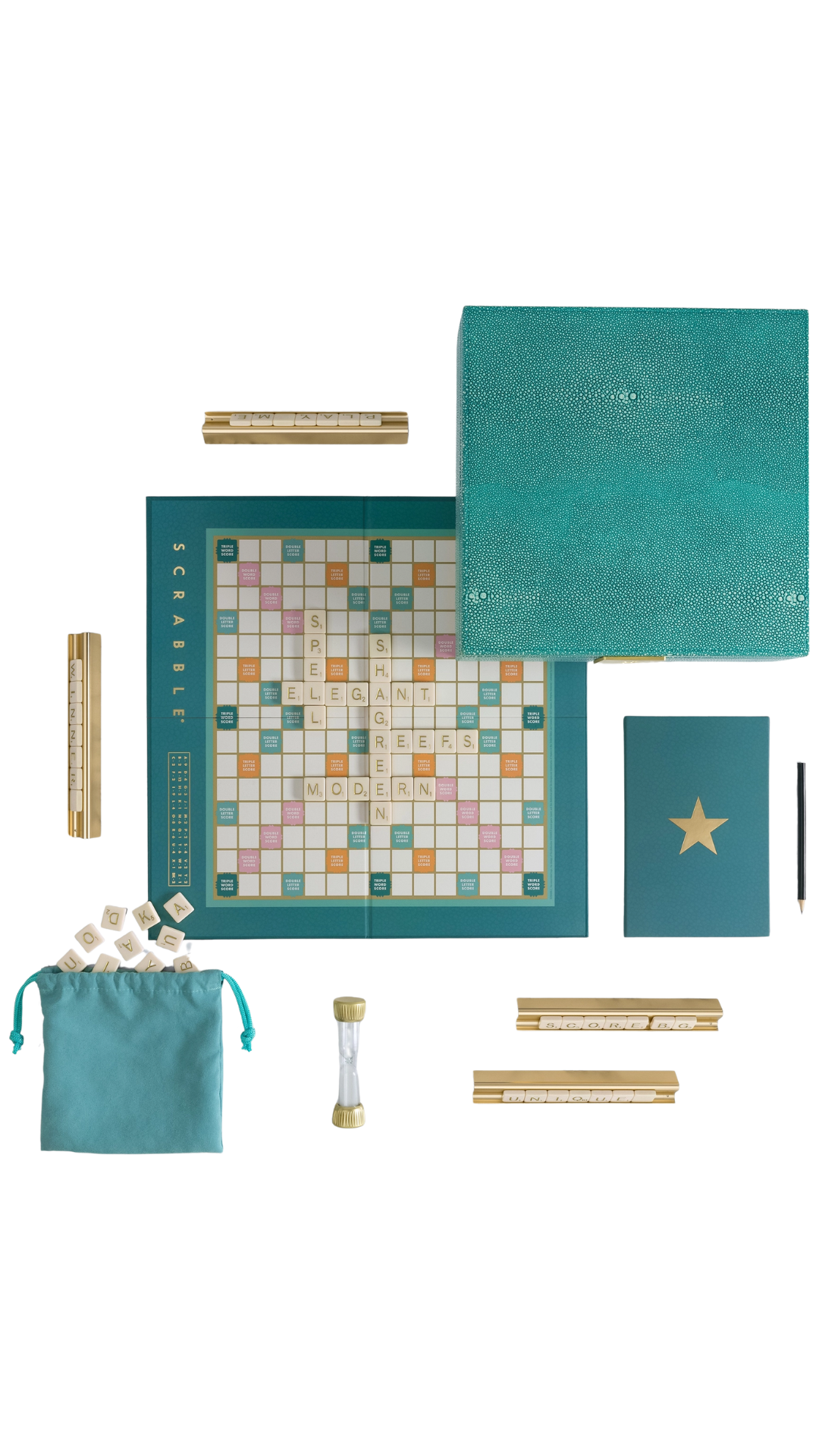 Scrabble Del Mar Shagreen Edition