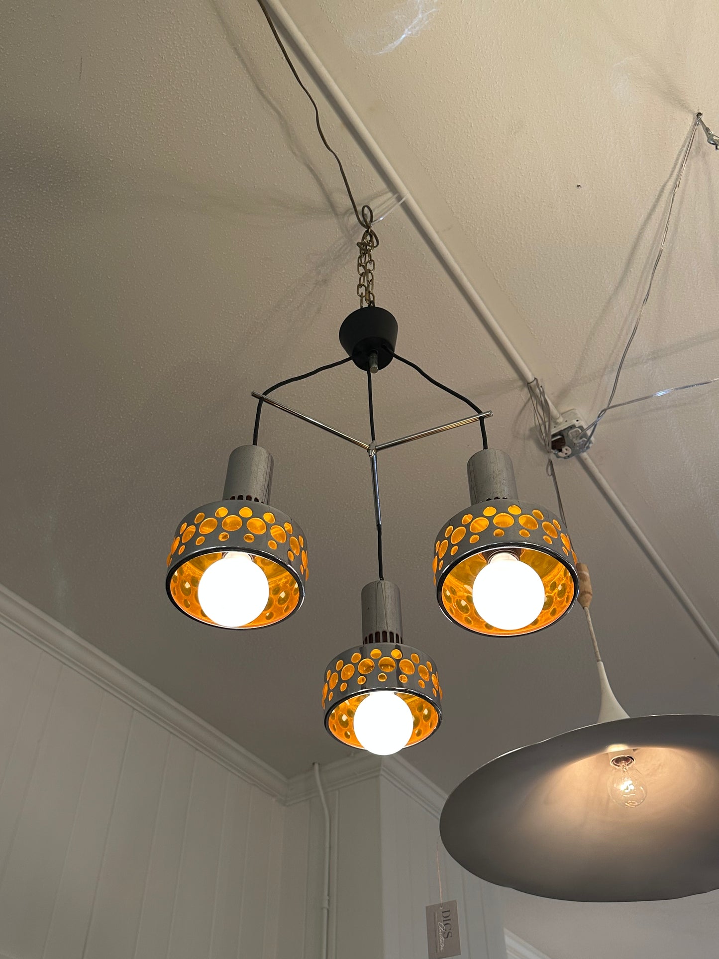 L084 Chrome Spider Chandelier