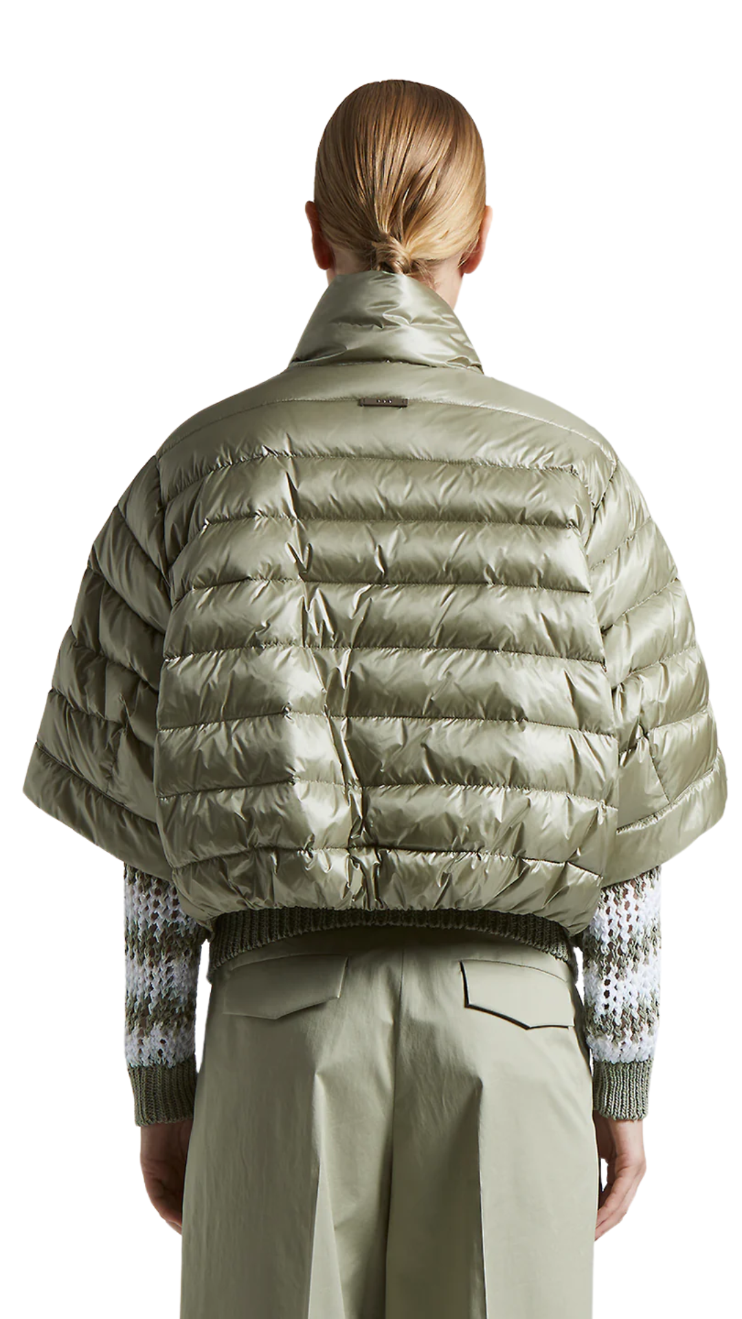 Down Cape Puffer Jacket