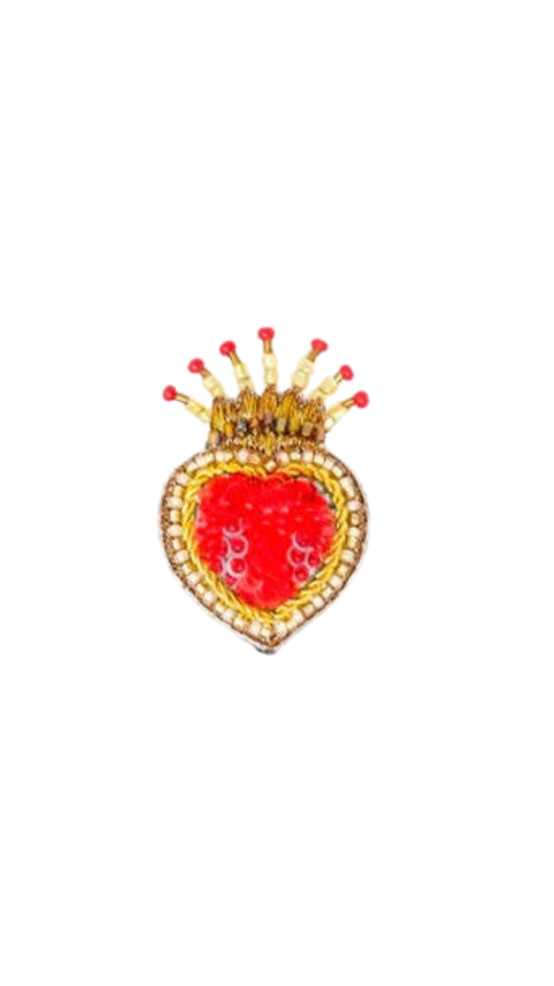 Queen of Hearts Brooch