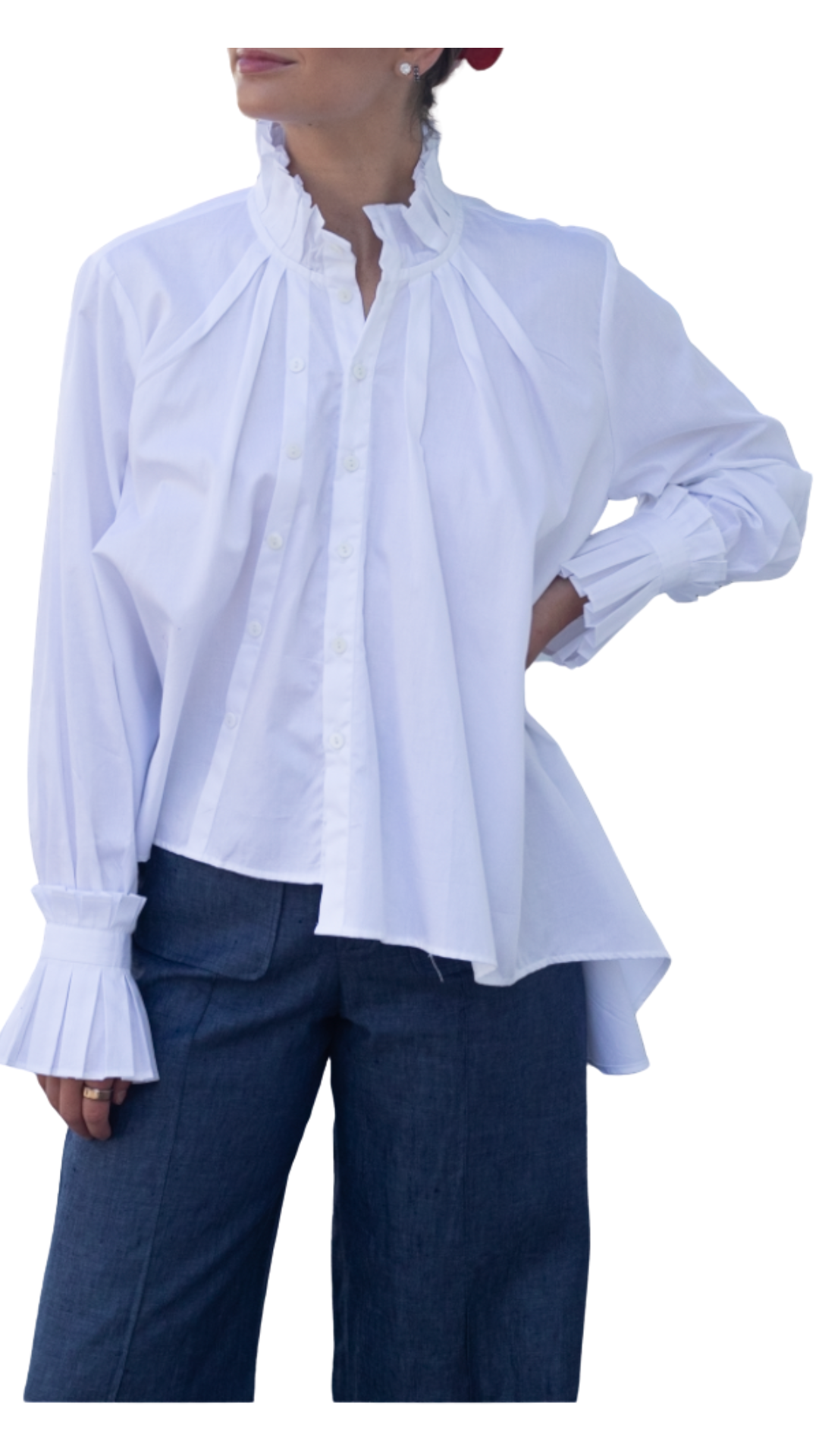 Kim White Asymmetrical Top