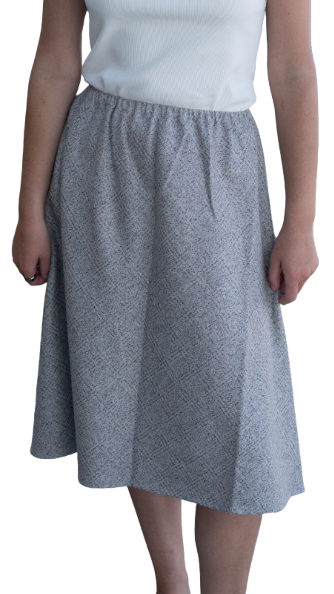 Terrie Flair Skirt Brown Wool