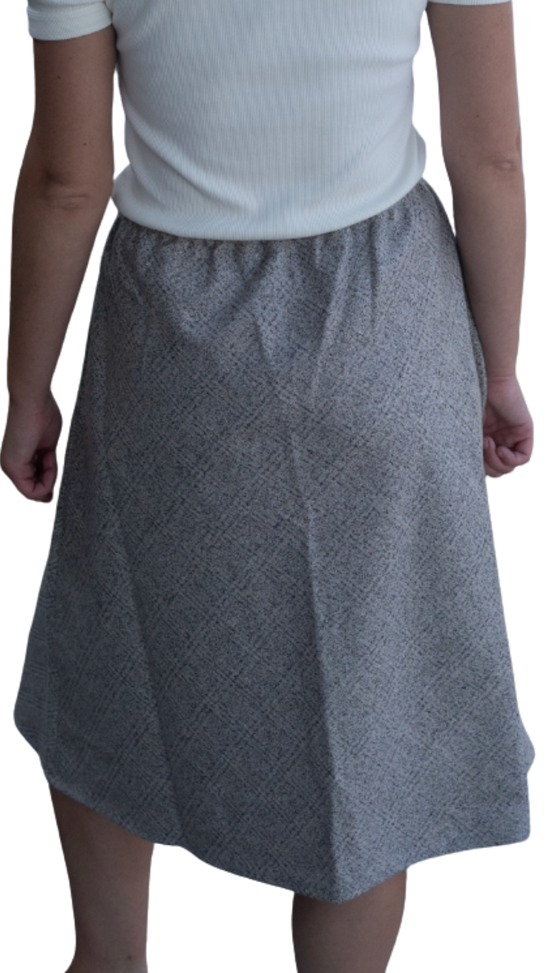 Terrie Flair Skirt Brown Wool