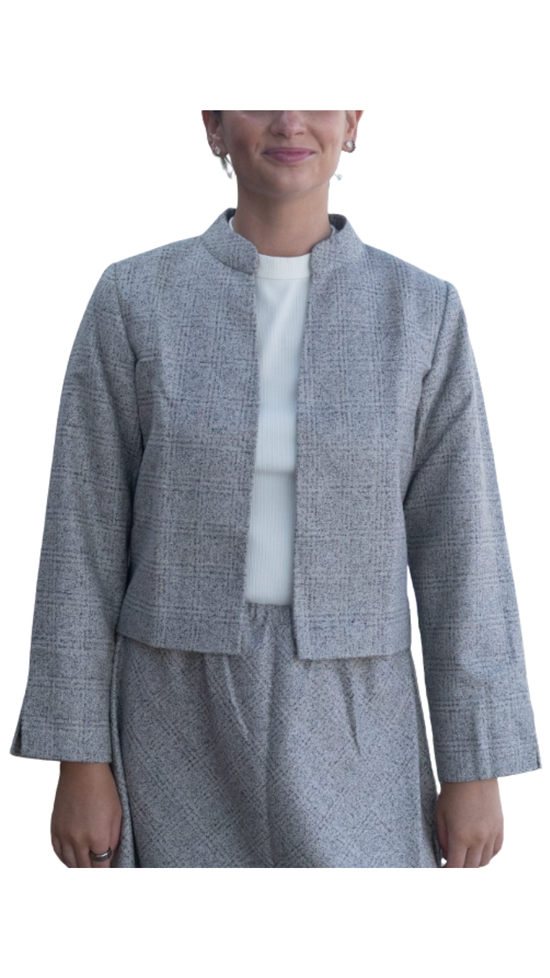 Brown Wool Short Jacket