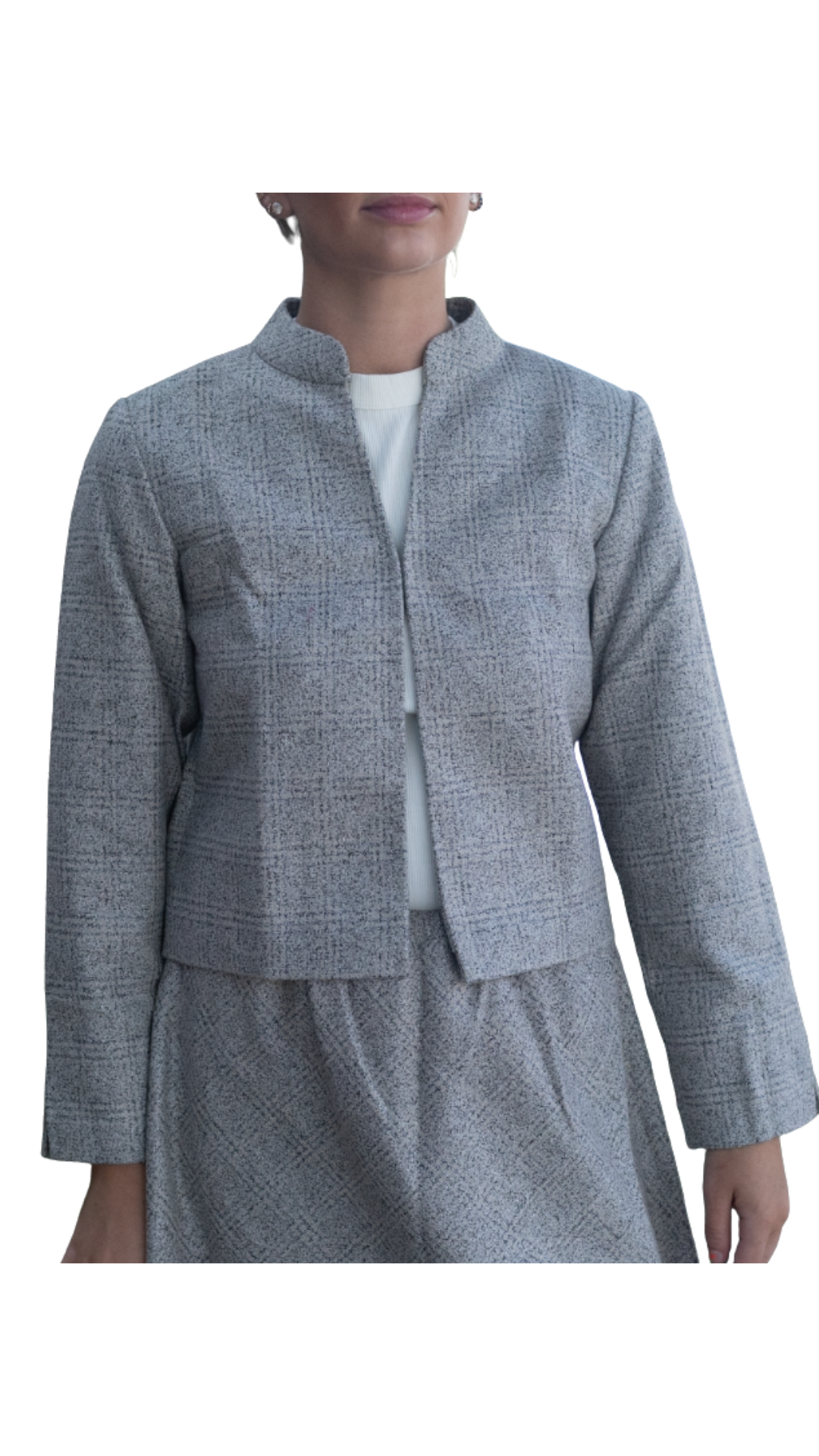 Brown Wool Short Jacket
