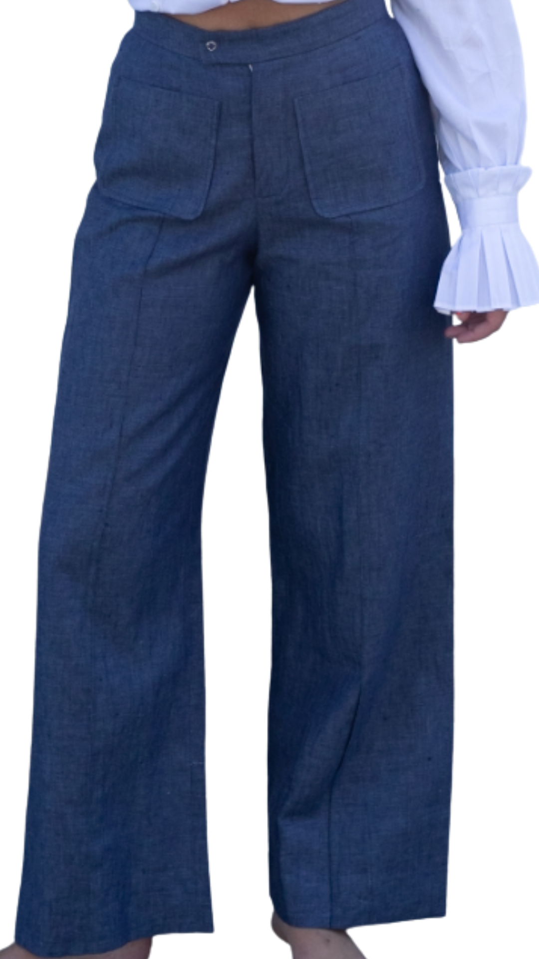 Emma Chambray Linen Pant