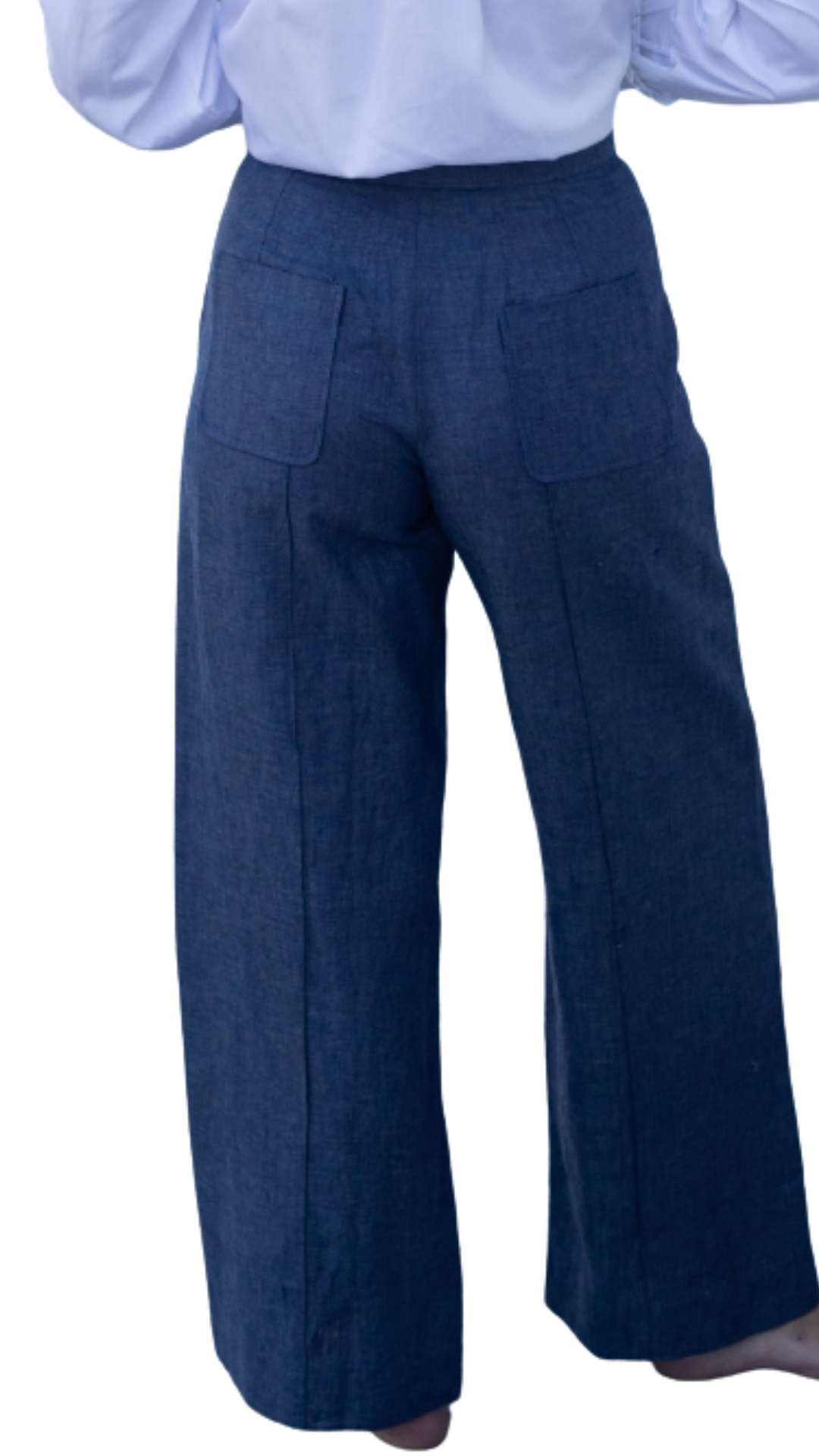 Emma Chambray Linen Pant
