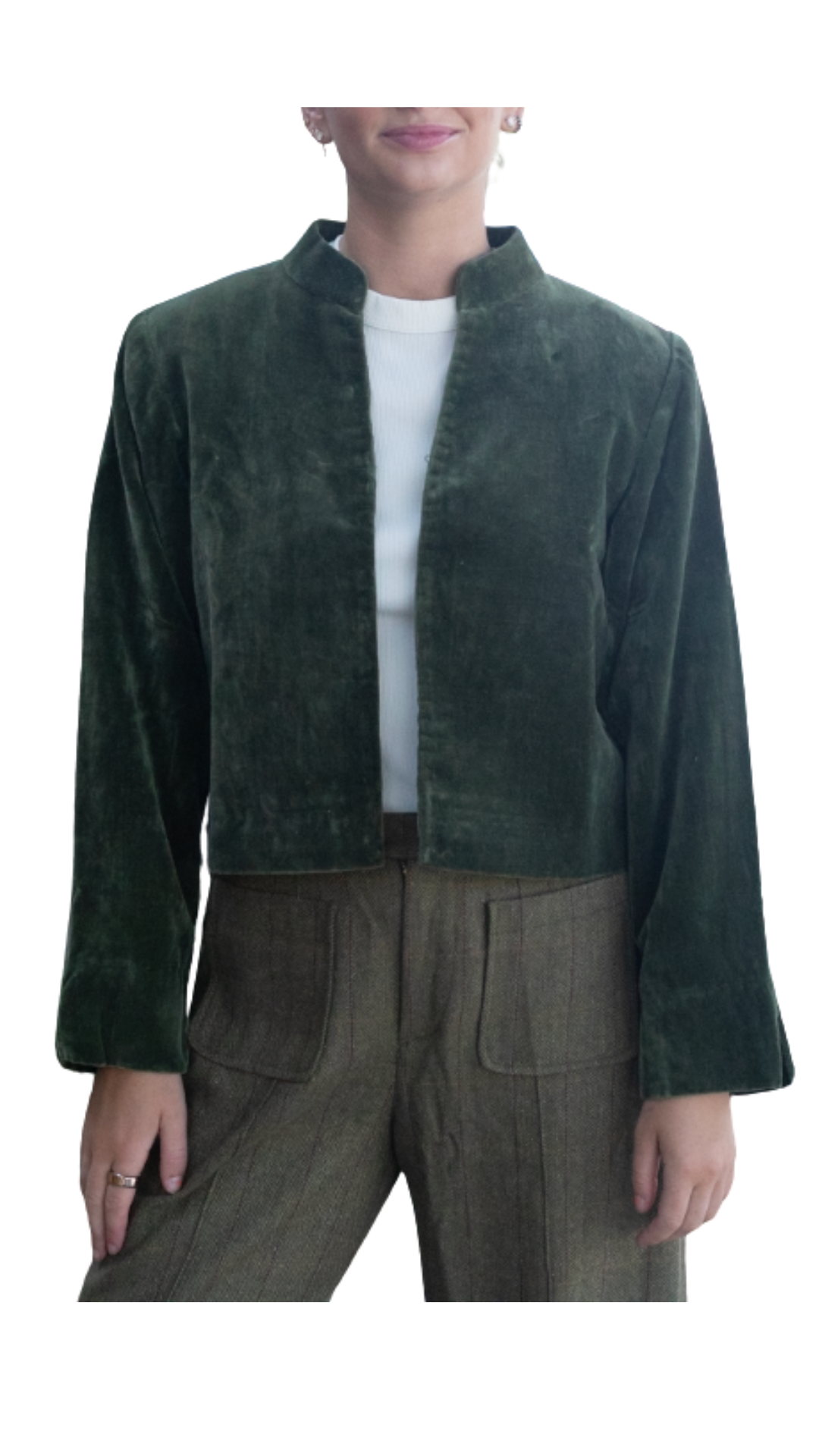GRN Velvet Short Jacket