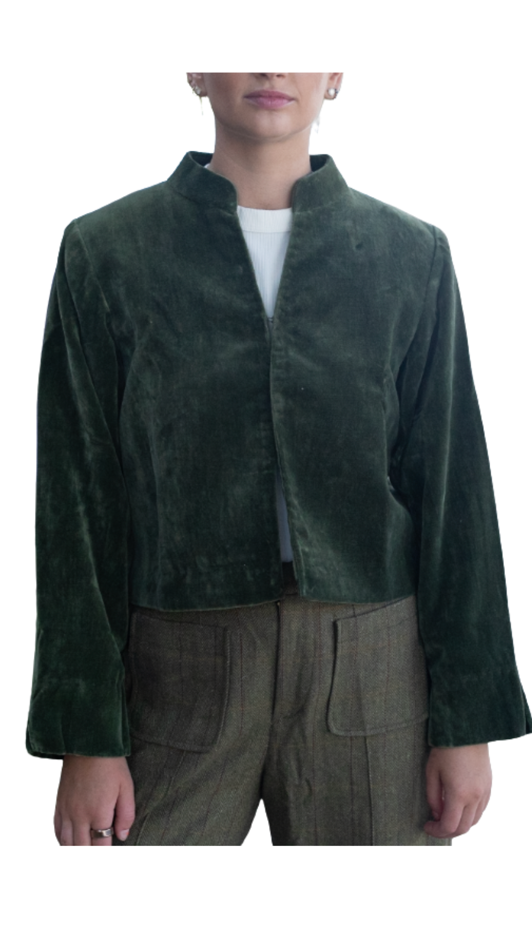 GRN Velvet Short Jacket