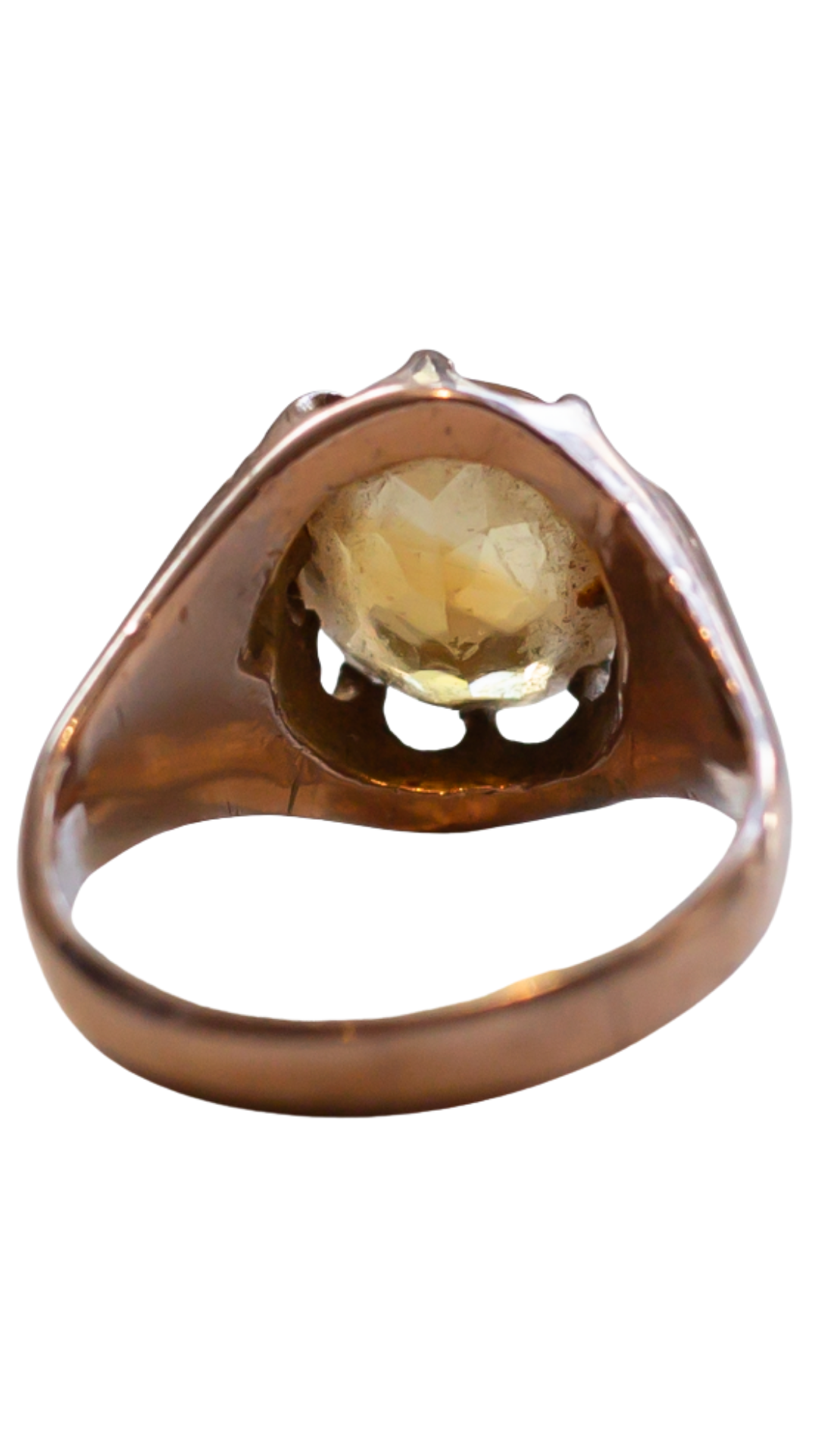 9ct RoseGold & Citrine Ring