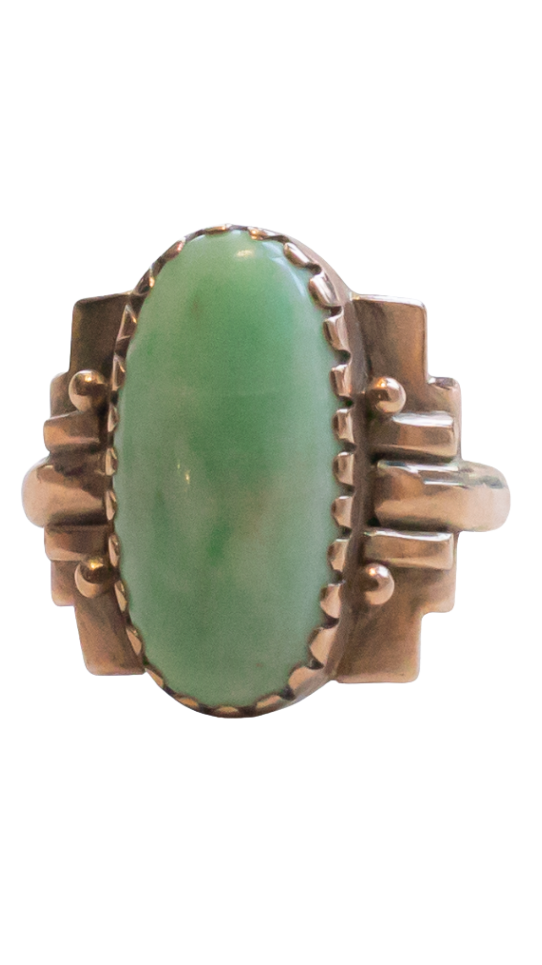 Jade Gold Ring