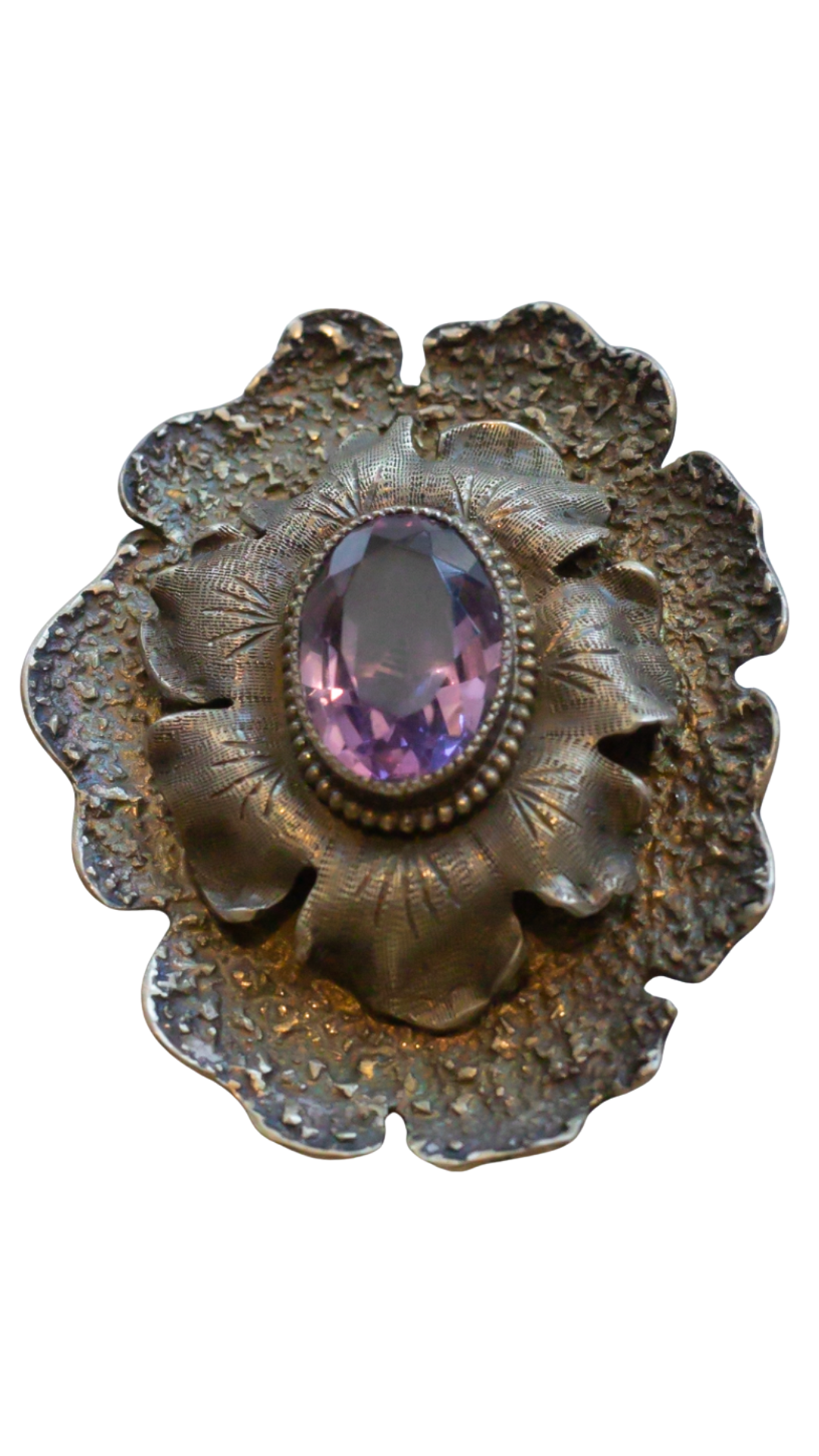Amethyst Belt Buckle