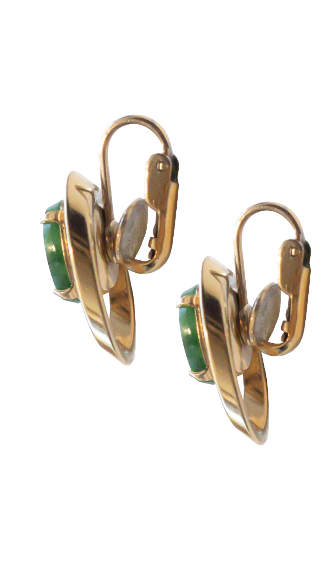 Pair of Clip Turquoise Earrings