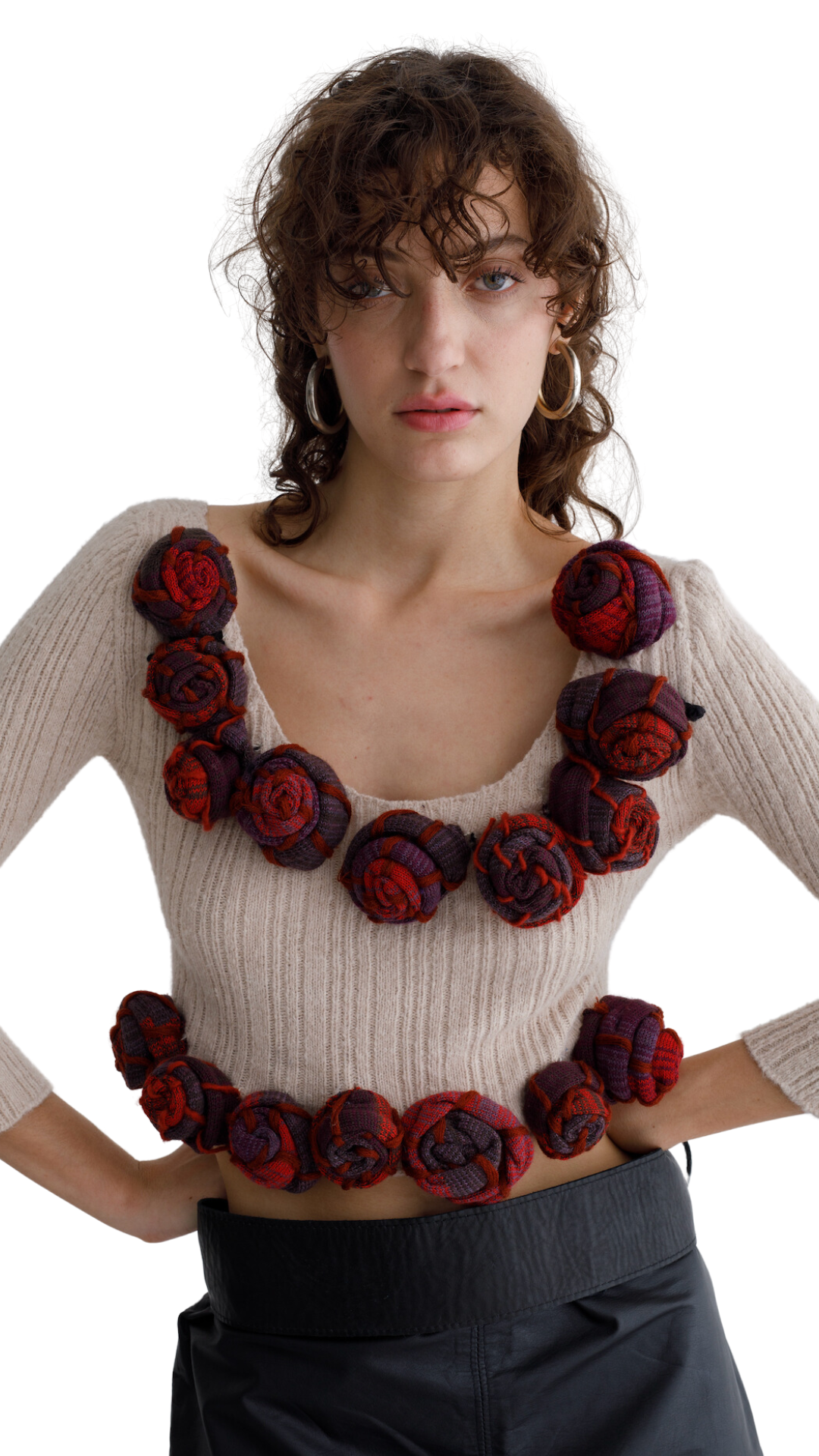 Rose Mohair Top