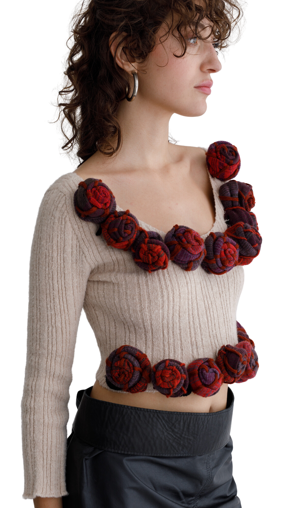 Rose Mohair Top