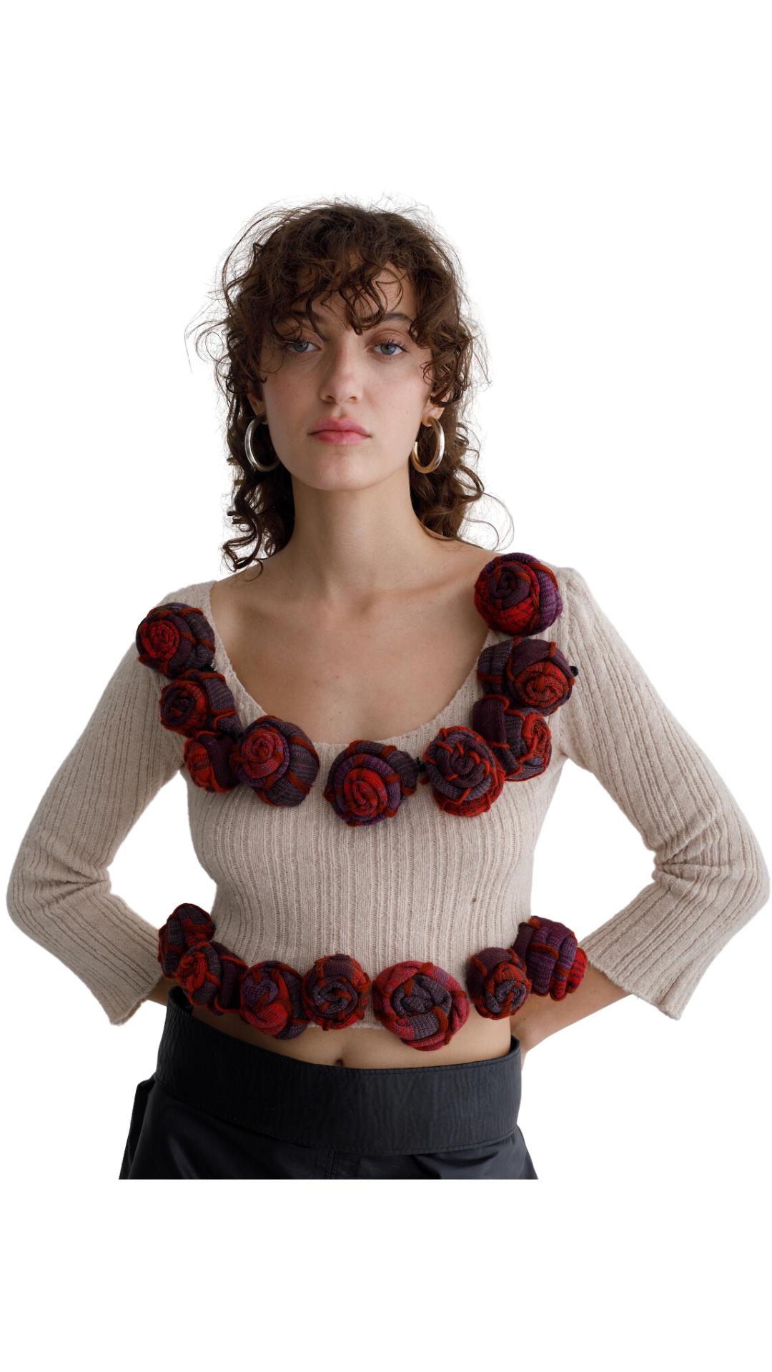 Rose Mohair Top