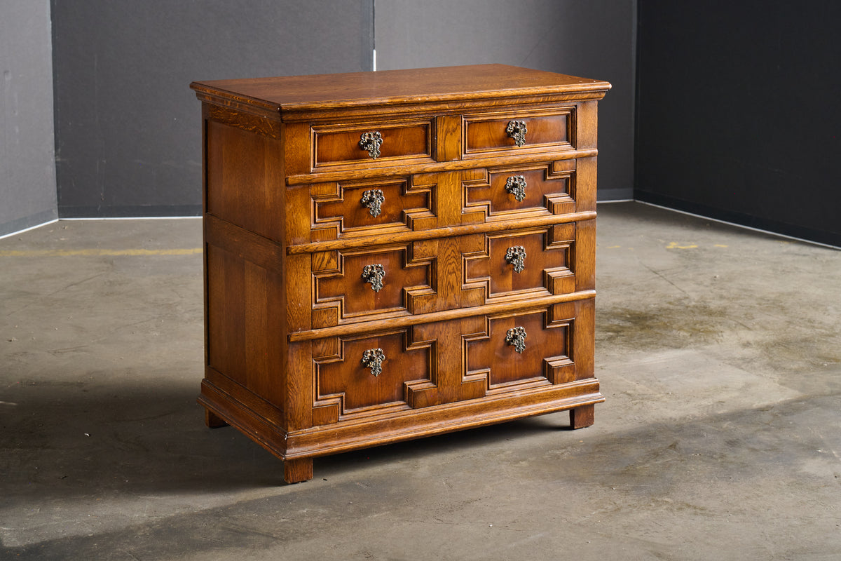 18-582 Jacobean Oak Chest