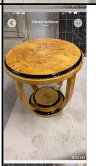 L728-2 Pair of Art Deco Side Tables