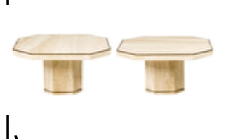 FE69 Pair of Willy Rizzo Travertine Side Tables