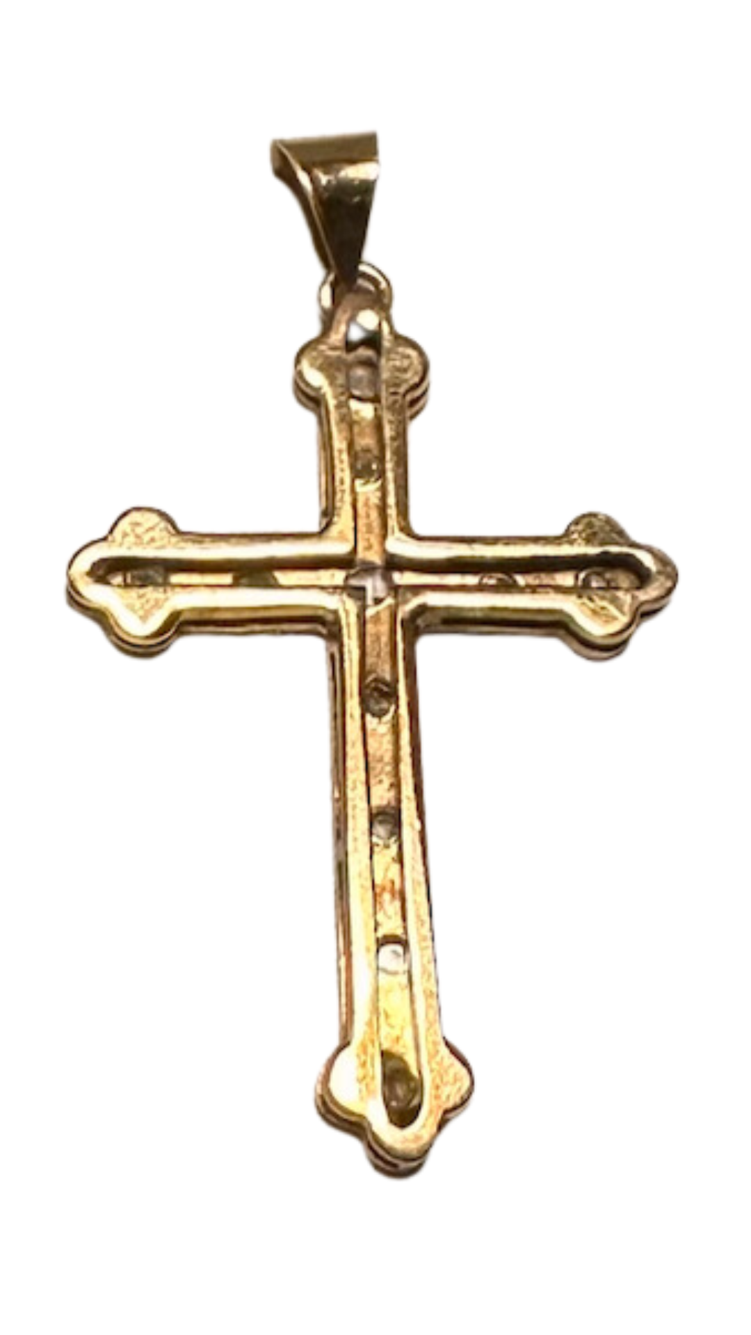 364 Rose Cut Diamond Cross