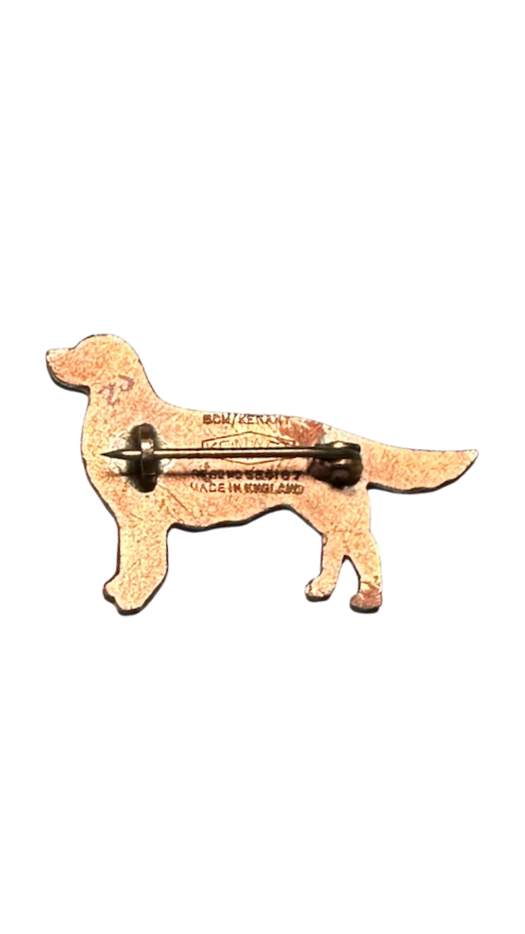 Brown Retriever Pin