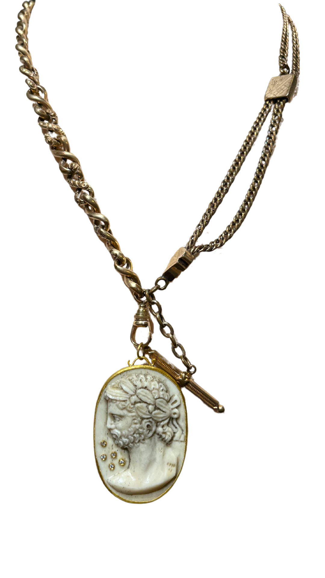 Vintage Pendant w Diamonds