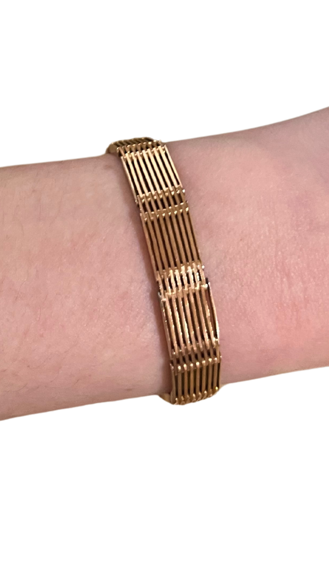 Rose Gold Heart Brclt