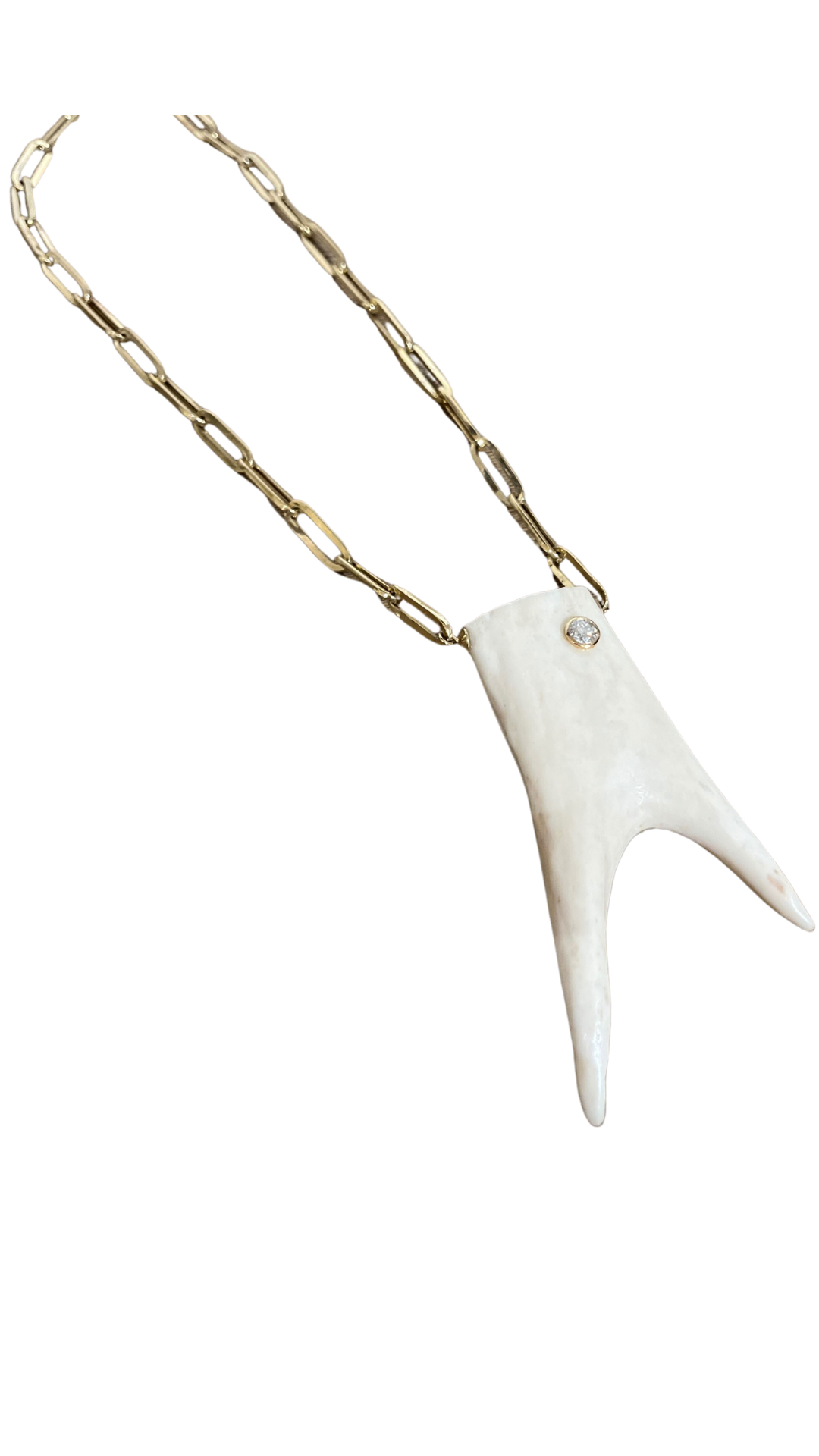 Elk Tip Necklace