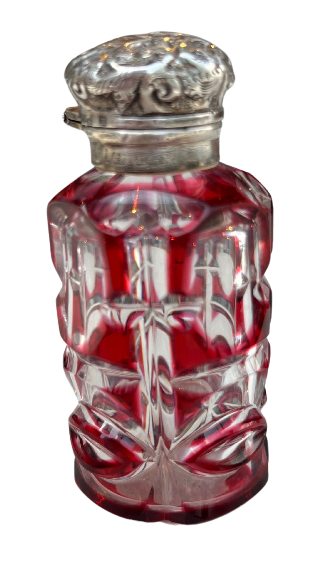 Red Bottle W Sterling Top