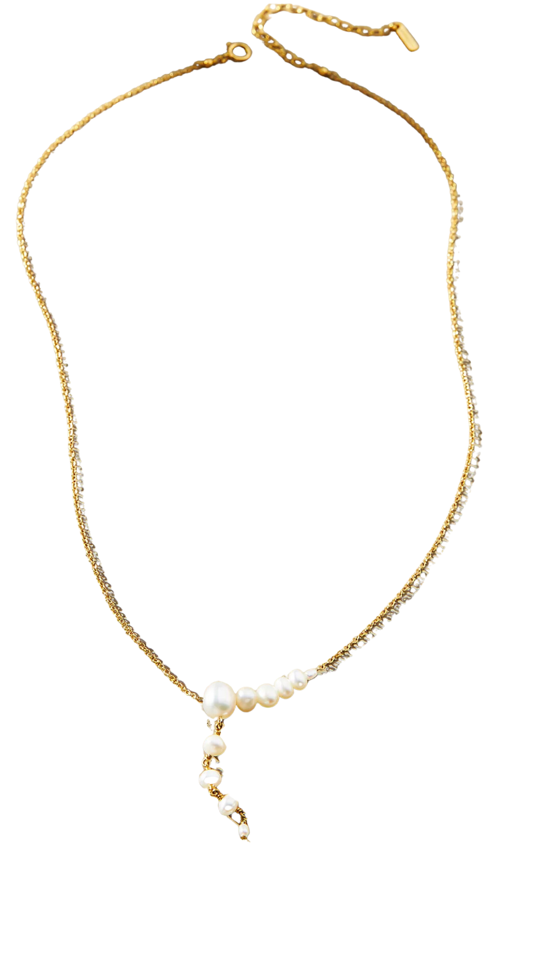 NG-14441 WHT Pearl ncklc