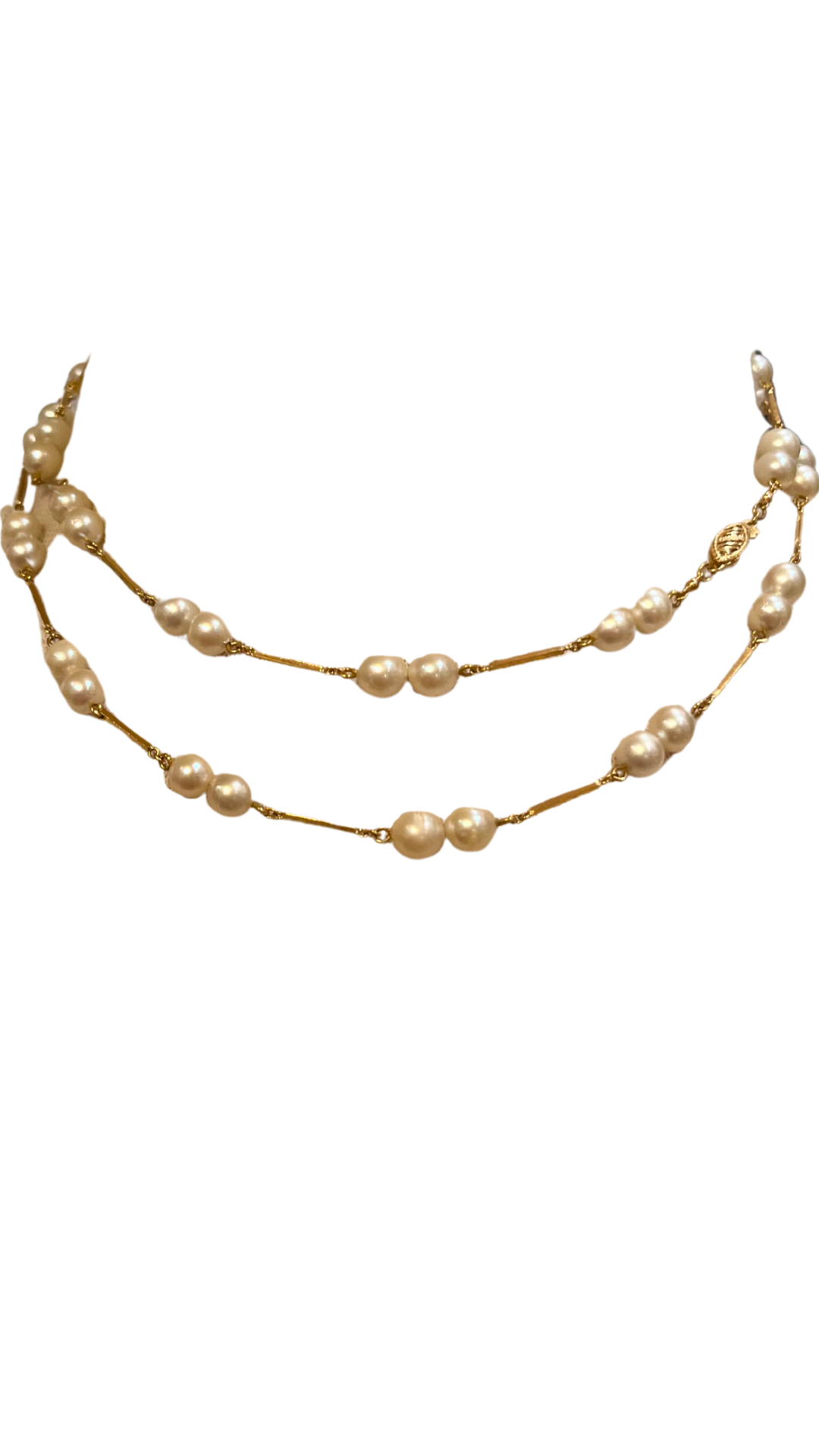 319 pearl & 14k gold ncklc