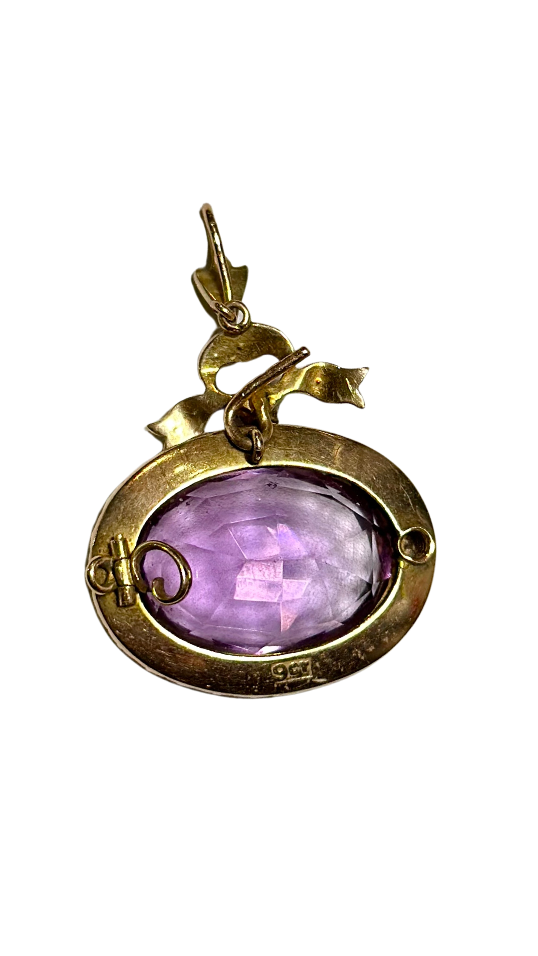 230 Amethyst Pearl Pendant