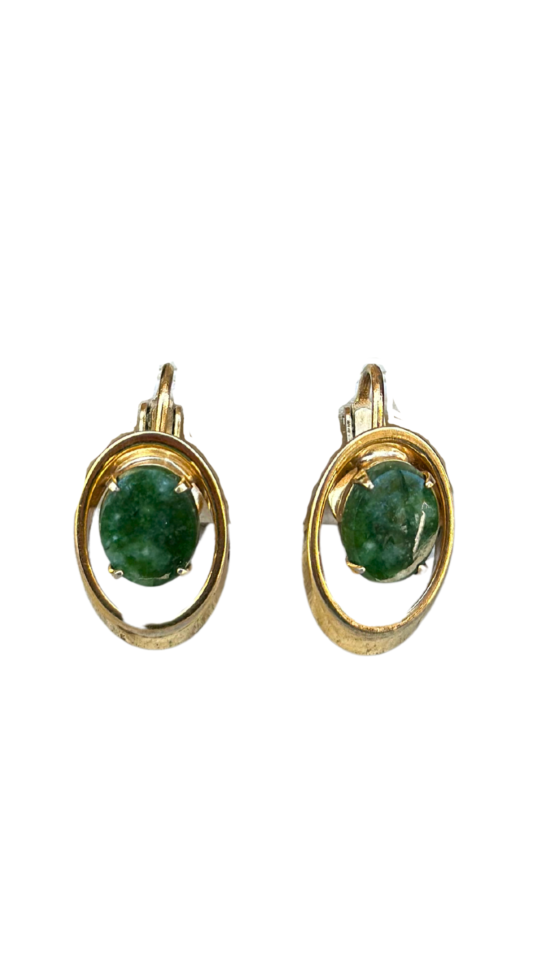 Pair of Clip Turquoise Earrings